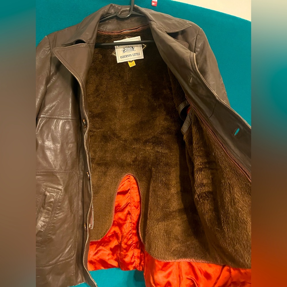 Vintage Leather Jacket by Anderson Little